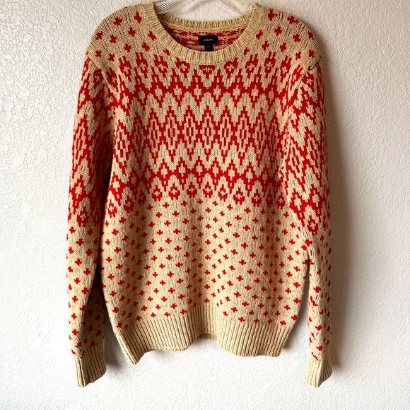 J. Crew Sweaters - J. Crew Fair Isle lambs wool sweater